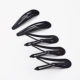 Trẻ em mũ nón kẹp tóc đơn giản màu đen phun sơn gãy tóc bangs clip phụ kiện tóc bé bb clip cô gái kẹp tóc