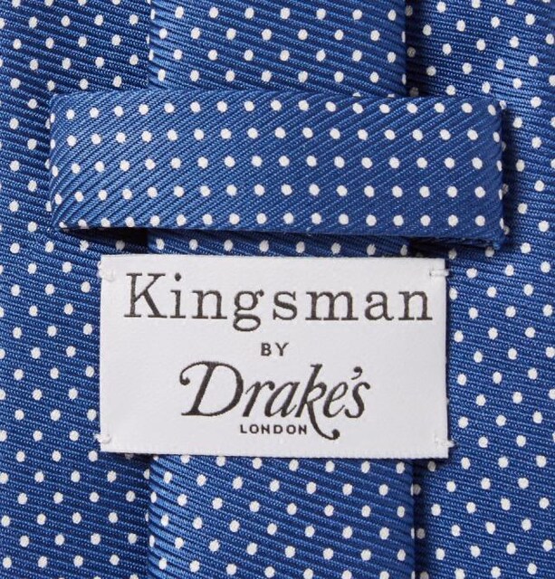Kingsman + Drake's 8cm Needle-Point Silk Jacquard Tie New Style