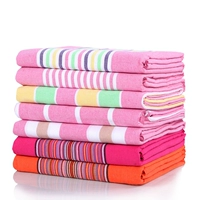 Sọc vải cotton dày cũ thô đơn tấm đôi ký túc xá sinh viên 1,2m1,5m1,8m giường ga giường thun lạnh