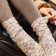 Rex thỏ mùa thu và mùa đông Nhật Bản đơn giản vớ ống dày retro dày cotton dòng vớ tươi vớ vớ ngắn vớ nữ