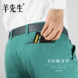 羊先生 Вместительный и большой картхолдер, короткий ультратонкий мягкий кошелек, сумка через плечо, из натуральной кожи