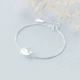 Love Lodge s925 vòng tay cá voi bạc cô gái thời trang trang sức cá tính Hàn Quốc dễ thương động vật nhỏ đơn giản trang sức - Vòng đeo tay Clasp