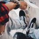 Giày Vans OLD SKOOL cổ điển giản dị Giày vải thấp Giày thể thao Giày nam Giày nữ VN-0D3HY28