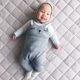 Mô hình vụ nổ thỏ sling bé dệt kim 0-6-12 tháng tuổi cotton dày ra khỏi quần áo quần áo trẻ em hàn quốc Áo liền quần
