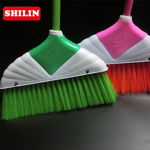Plastic broom bristle sweeping water factory household single outdoor thick wire broom broom property workshop shopping mall dedicated