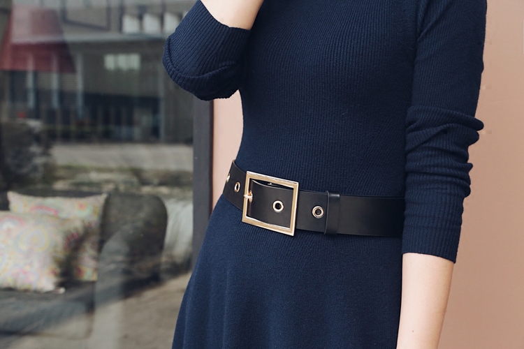 MASJM玛氏服饰 女士配件 时尚牛皮革腰带 宽腰带 搭配单品