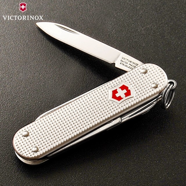 ແທ້ຈິງຕົ້ນສະບັບ Victorinox Swiss Army ມີດ 58MM ແບບ 0.6221.26 ອະລູມິນຽມໂລຫະປະສົມຫຼາຍຫນ້າທີ່ມີດສະວິດ