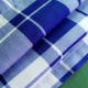 Những sinh viên áp dụng tấm phòng ký túc xá 1,5 × 2 bãi màu xanh đặt ba mảnh ô vuông màu xanh và trắng 1 m 5 - Quilt Covers chăn tơ tằm Quilt Covers