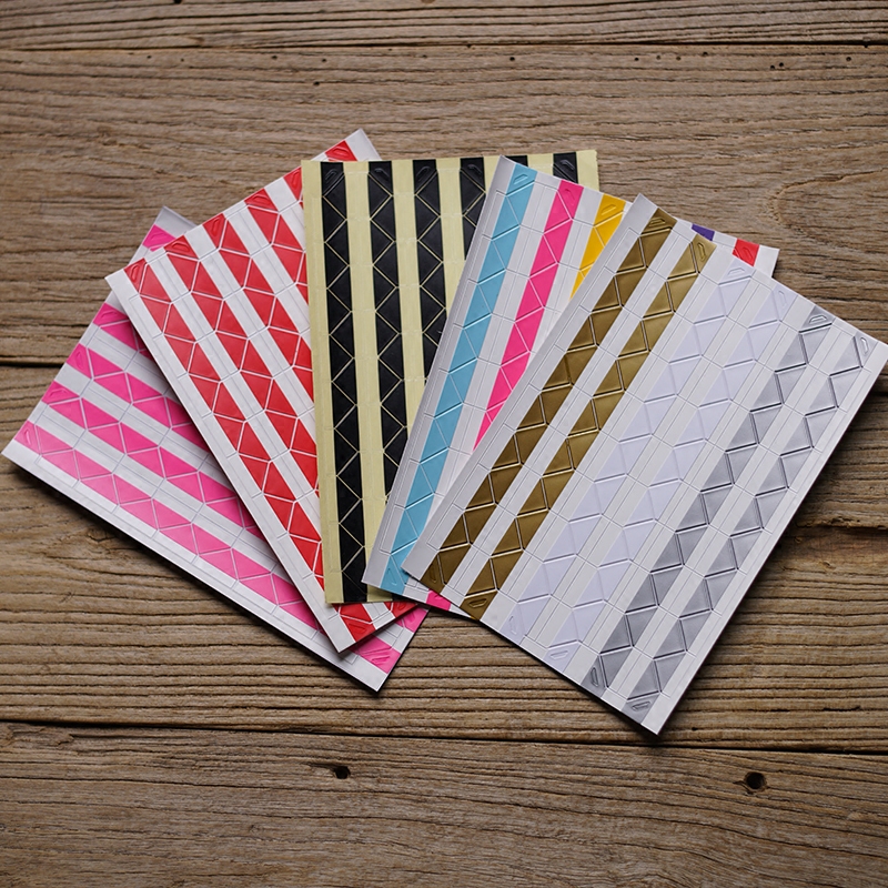 DIY photo album making tool colorful photo corner color face corner paste photo fixed corner