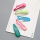 Clip tóc trẻ em nhiều màu Epoxy bb clip cô gái tóc phụ kiện bé bị gãy tóc bangs clip cô gái kẹp tóc dây buộc tóc scrunchies cầu vồng Phụ kiện tóc