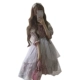 Hài hước sốt [gốc] mặt trăng và các ngôi sao Lolita váy bạc đen xám chị mềm Xian Qi gạc váy ngực chân váy Váy