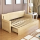 Rắn gỗ giường sofa có thể gập lại căn hộ nhỏ đa năng 1,2m den văng 1,5 1,8 phòng khách đúp - Ghế sô pha ghế sofa thông minh Ghế sô pha