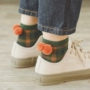 Hàn Quốc dễ thương ba chiều vớ bóng nữ vớ cotton Nhật Bản kẻ sọc thấp để giúp ống ngắn nữ vớ thủy triều ngắn nữ - Bít tất nữ tất vớ nữ