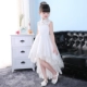 Váy bé gái váy công chúa váy hoa bé gái váy cưới pettiskirt piano trang phục dạ hội váy trắng quần áo cô dâu chú rể trẻ em Váy trẻ em