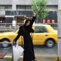 [WALKINDARK] mũ trùm tối màu tự chế phù hợp với áo khoác ngắn phần ngắn áo khoác mỏng giảm béo áo khoác kaki nữ