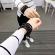 Áo len sọc một cổ chạm đáy áo len nữ tay dài Slim 2018 xuân hè mới áo top ao khoac len Cardigan