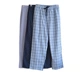 [Giải phóng mặt bằng đặc biệt] nam dệt bông cotton cộng với phân XL quần quần sống quần nhà pyjama bộ thu đông nam  Nam giới