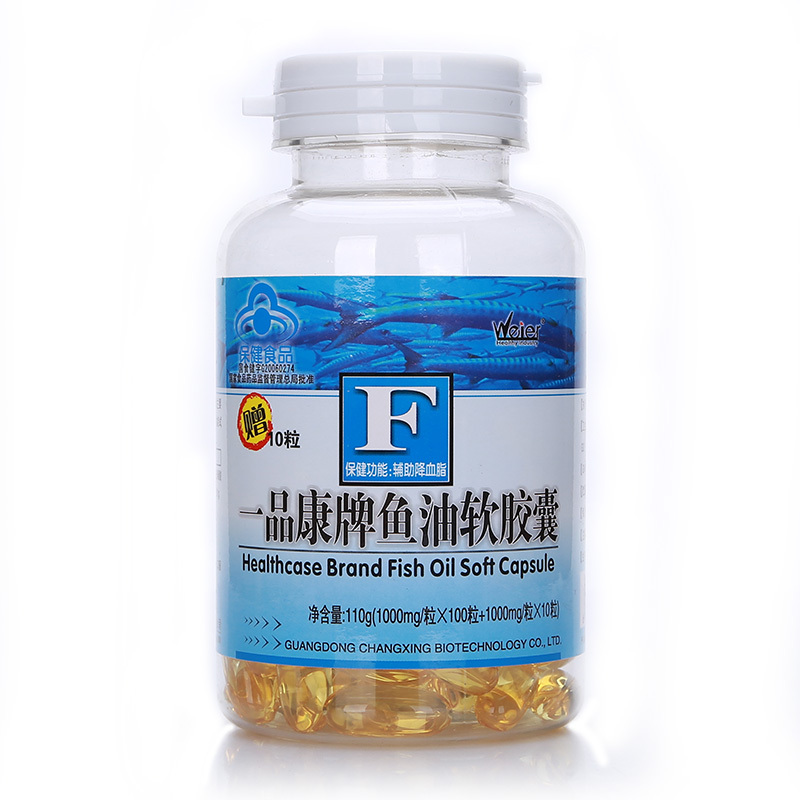 一品康牌鱼油软胶囊 1000mg/粒*100粒+1000mg/粒*10粒