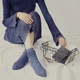Màu sắc hoang dã của Nhật Bản rút ra còng retro cọc cọc vớ vớ của phụ nữ Nhật Bản vớ cotton PS181