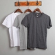 Mùa hè mới áo thun cotton nam tay ngắn đáy quần Slim ngắn tay cổ tròn màu rắn cỡ lớn áo sơ mi nữ đáy T 桖 áo thun có cổ nam Áo phông ngắn