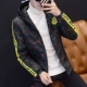 Mùa thu và mùa đông ngụy trang cotton coat nam 2017 cộng với phân bón XL couple bông phù hợp với Hàn Quốc Slim bông xu hướng áo khoác quần áo đôi Trang phục Couple