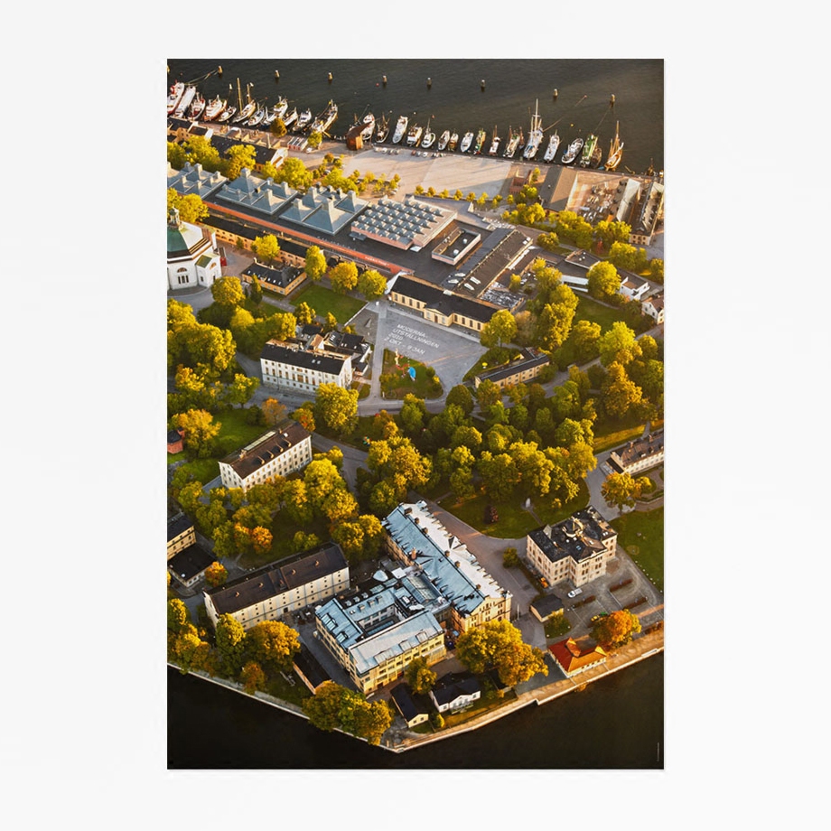 Импортированный Liveart Свундский Moderna Museet Стокгольмский музей искусств Выставочный зал здание Ландшафт