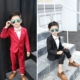 Giáng sinh chủ nhà phù hợp với cậu bé da đen phù hợp với cậu bé hiệu suất phù hợp với nam hoa cô gái phù hợp với váy áo vest bé trai 1-2 tuổi Váy trẻ em