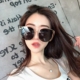 Big nóng retro hoang dã hộp lớn mặt mỏng mũi tên phân cực kính râm nữ tròn mặt đi du lịch biển đi biển kính mát Kính râm