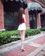 Mùa xuân và hè sang trọng phiên bản Hàn Quốc của eo cao hoang dã Chân váy thon dài chân váy trắng đuôi cá váy denim - Váy chân váy xếp ly dài cho người thấp Váy