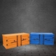 LOFT Mỹ gió công nghiệp rèn sắt container bàn cà phê tủ khóa cũ tủ thấp nội thất sáng tạo nội thất retro TV - Bàn trà