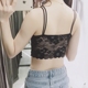 Mùa hè 2018 ren đáy vai ngắn dây đeo cổ chữ V nữ chống thiếu dây đeo quấn ngực ống áo lót hàng đầu áo ngực 3 dây Ống