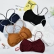 Mùa hè Hàn Quốc cotton đai ngực pad ống nữ cảm giác vẻ đẹp hoang dã trở lại dây đeo chéo ngực ngực đồ lót phụ nữ