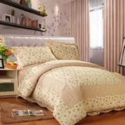 điều hòa không khí mát mẻ trong tấm bông của mùa hè mảnh mùa xuân và lanh bìa chắp vá bông chăn giao dịch miễn phí vận chuyển giường mùa hè ba mảnh - Trải giường