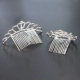 Hàn Quốc trẻ em vương miện headband công chúa dễ thương rhinestone cô gái tóc phụ kiện tóc bé gái chải tóc kẹp tóc scrunchies hoa cúc Phụ kiện tóc