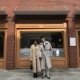 Áo khoác nam mùa đông Dongdaemun áo khoác nam lỏng lẻo đoạn dài giản dị in siêu lửa chic quần áo nam đẹp trai áo khoác nam 2 lớp cao cấp Áo gió