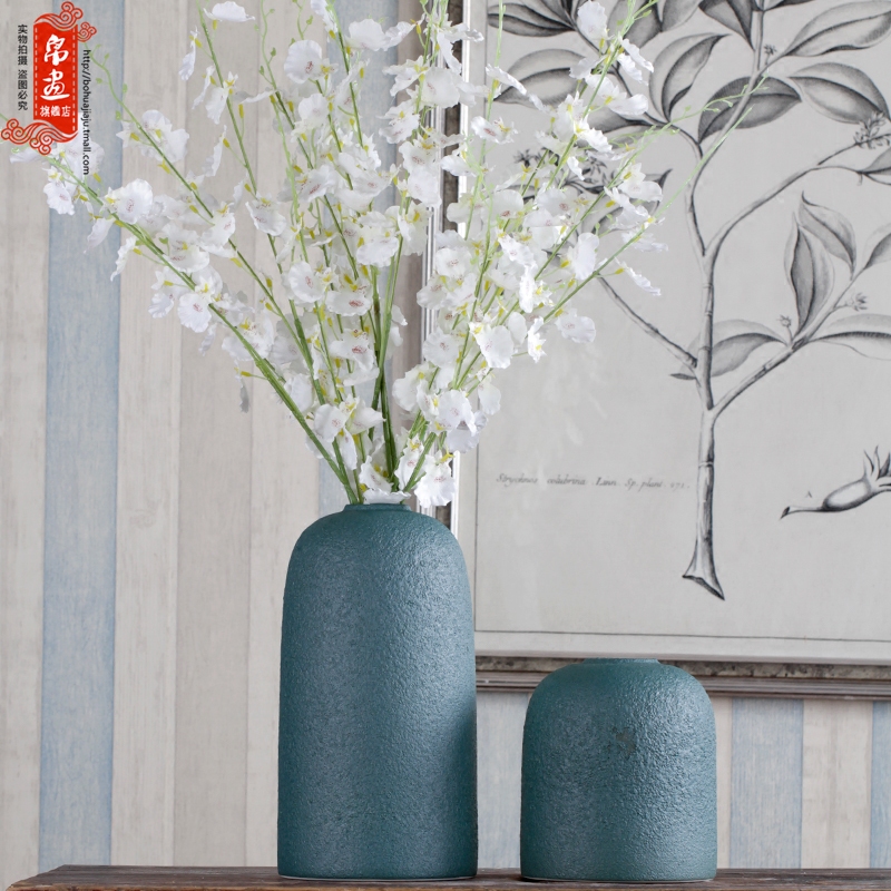 Jingdezhen ceramic dried flower vases, creative fashion a sitting room place, home decoration ceramic dry flower, flower, flower receptacle