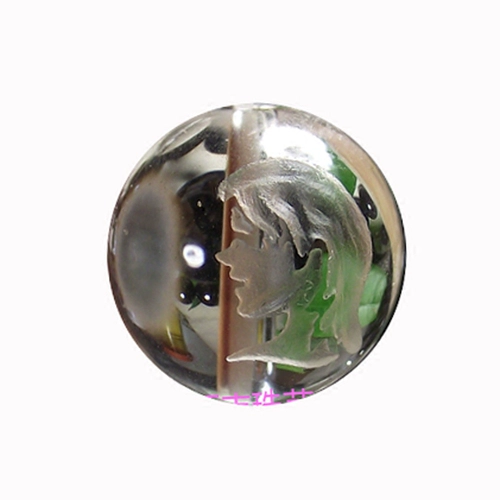 Натуральная вода, кварц, браслет из кварца, резное украшение-шарик для влюбленных, бусины ручной работы