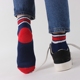 Vớ cotton nữ dày lên dưới cùng sọc ống vớ cotton trắng bốn mùa vớ thể thao chạy bộ - Vớ hàng tuần set vớ nữ đẹp Vớ hàng tuần