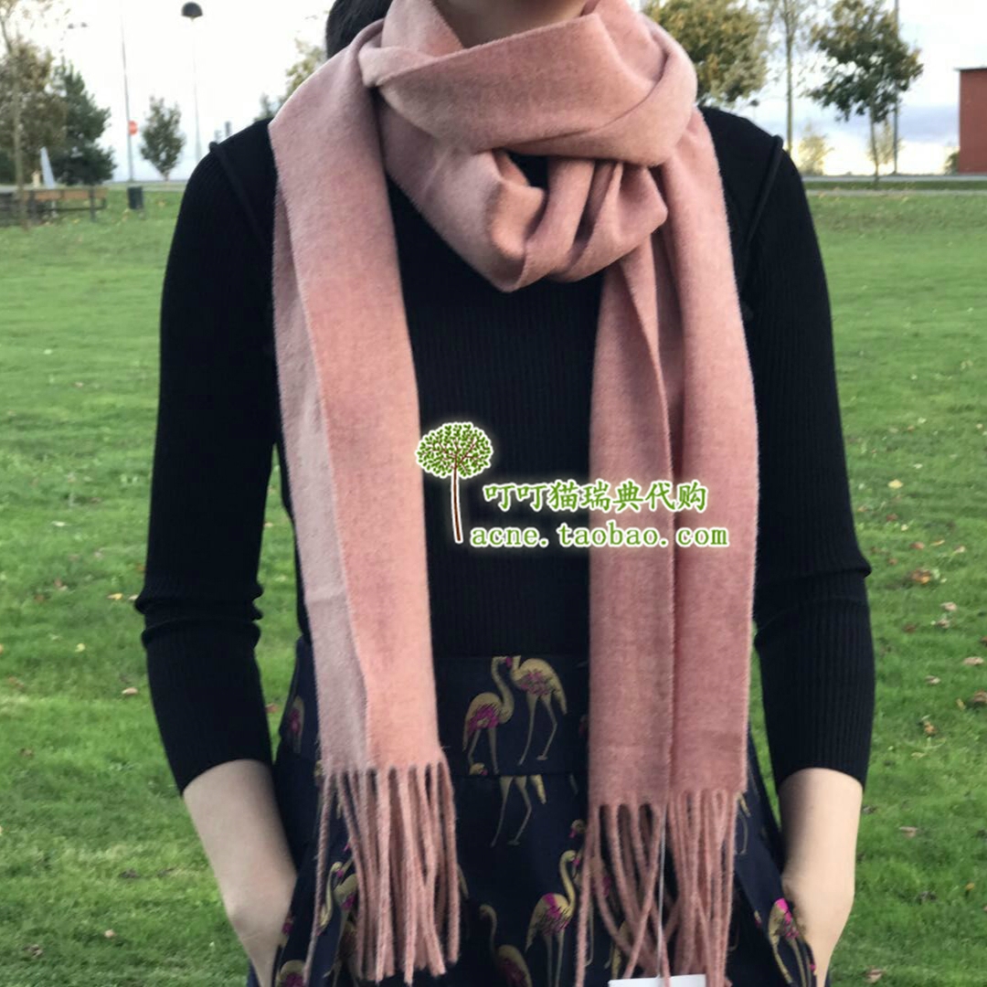 acne studios skinny scarf