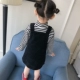 Váy bé gái dây buộc mùa thu 2018 mới cho bé gái váy bé dây váy 1-2-3-4 tuổi