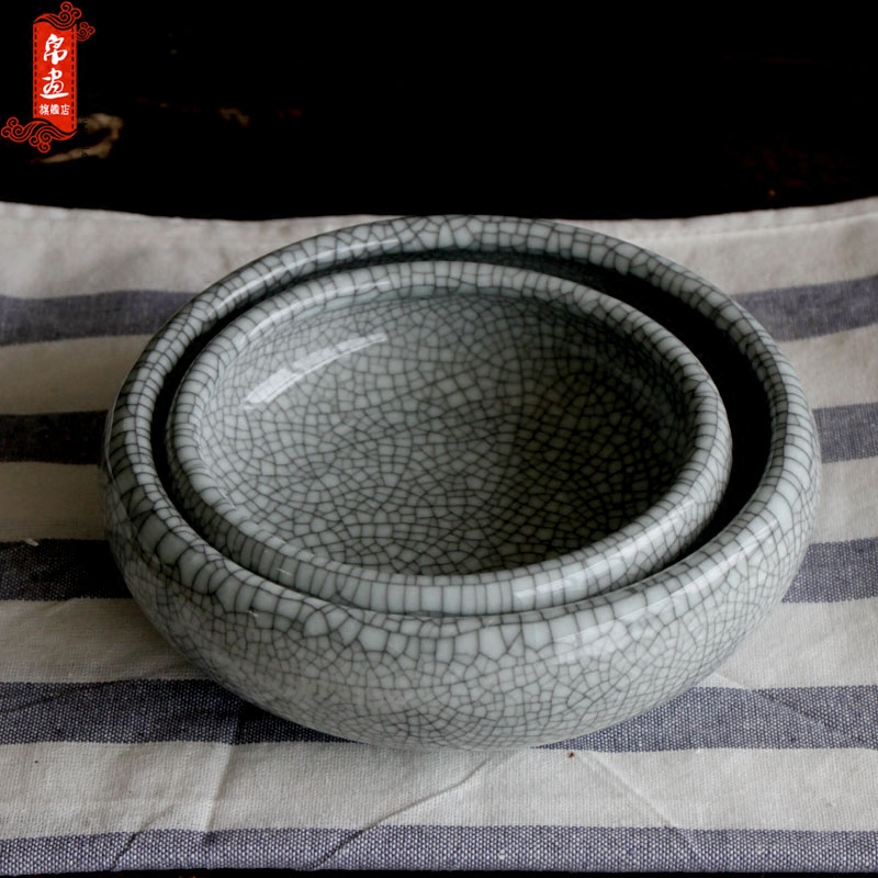 Jingdezhen ceramics porch is the key to the receive furnishing articles start of new Chinese style writing brush washer tea table sitting room aquarium ashtray