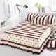 Bảo vệ bìa phim hoạt hình rộng flannel Lei Si Châu Âu giường ngủ váy không có giường đuôi ren giường ngủ bảo hành