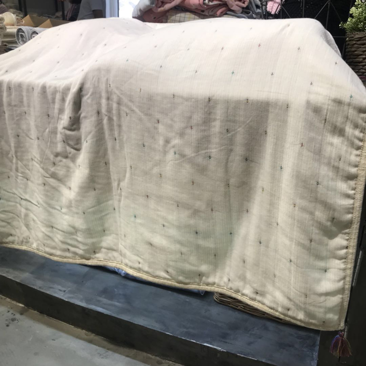 Em bé chăn bông nguyên bản Bohemian 7 Da châu Á cotton sáu lớp gạc chăn tùy chỉnh - Ném / Chăn mền lông cừu