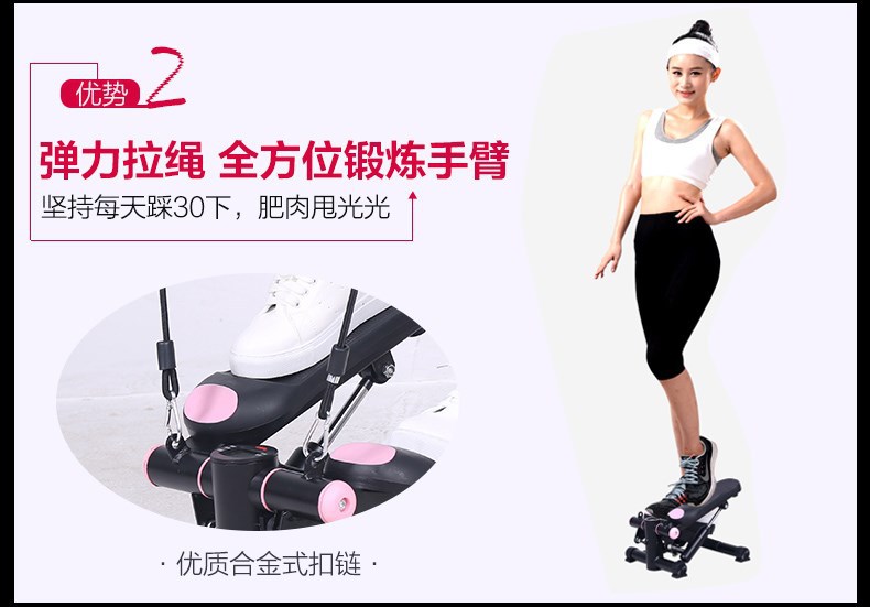 Stepper đa chức năng stepper đa năng mini stepper thủy lực bước - Stepper / thiết bị tập thể dục vừa và nhỏ tập tạ đơn