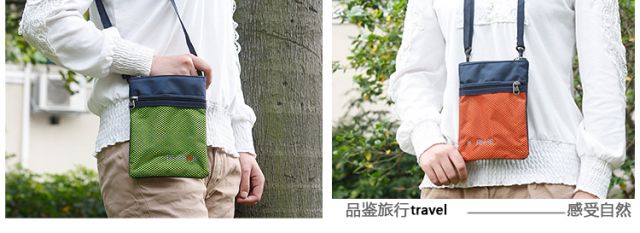 Treo ngực túi điện thoại di động đổi hộ chiếu tài liệu treo cổ 6 inch túi điện thoại di động mini mang túi - Túi thông tin xác thực ví đựng giấy tờ nam