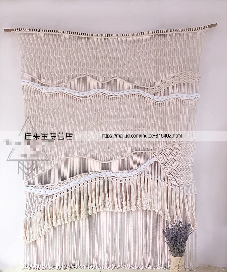 Sen ngoài trời bố trí nền đám cưới trang trí đám cưới prop neo nền tường dệt boho 4 tấm thảm - Tapestry thảm treo tường anime
