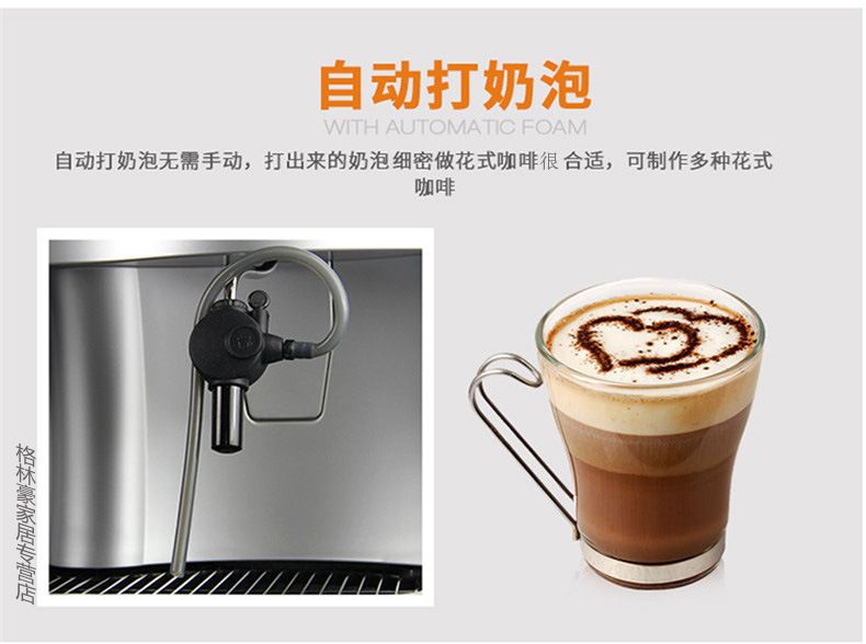máy pha cà phê cho quán Yi máy pha cà phê tự động gia đình Ý tập trung làm đẹp thương mại Máy xay tự động 4 loại hấp cao áp Karen - Máy pha cà phê máy pha cà phê drip