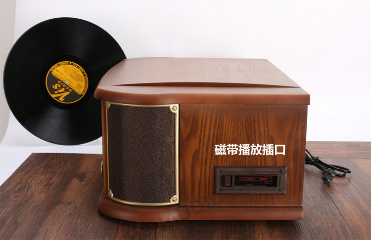 đầu đĩa than linn	 Máy ghi âm bằng nhựa vinyl bằng gỗ ghi âm máy ghi âm retro Máy CD LP vocal 5 máy radio HEN1978 màu xanh - Máy hát 	đầu đĩa than micro dd8