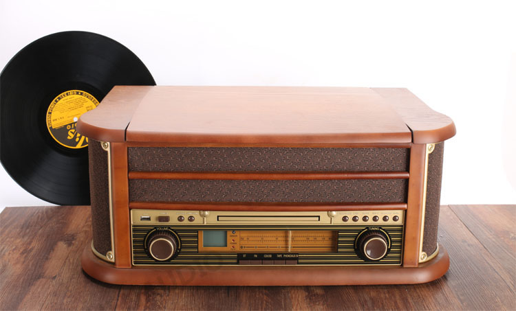 đầu đĩa than linn	 Máy ghi âm bằng nhựa vinyl bằng gỗ ghi âm máy ghi âm retro Máy CD LP vocal 5 máy radio HEN1978 màu xanh - Máy hát 	đầu đĩa than micro dd8