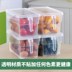 hòm đựng đồ Tủ lạnh hộp lưu trữ hộp thực phẩm riêng biệt hộp theo phong cách Nhật Bản tiết kiệm trong suốt siêu thị cửa hàng bách hóa có nắp hình chữ nhật - Trang chủ hộp đựng đồ trang điểm Trang chủ